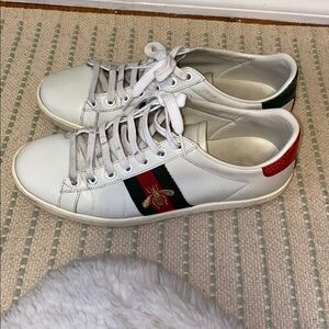 Authentic GUCCI Leather Ace Sneakers
